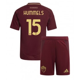 AS Roma Mats Hummels #15 Hemmakläder Barn 2024-25 Kortärmad (+ Korta byxor)